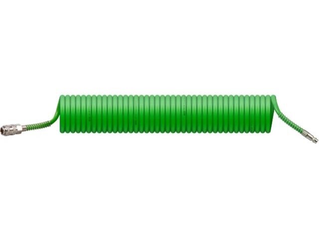 Шланг полиэтиленовый спиральный ф 6,5/10 мм с быстросъемным соединением ECO (длина 10 м) от компании ИП Сацук В. И. - фото 1