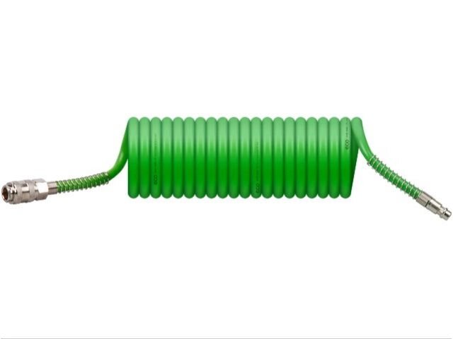 Шланг полиэтиленовый спиральный ф 6,5/10 мм с быстросъемным соединением ECO (длина 5 м) от компании ИП Сацук В. И. - фото 1