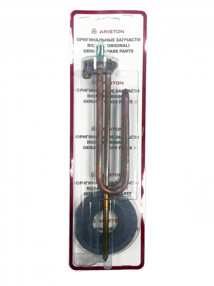 Тэн для водонагревателя ARISTON 1500W  с прокладкой.  Оригинал. от компании ИП Сацук В. И. - фото 1