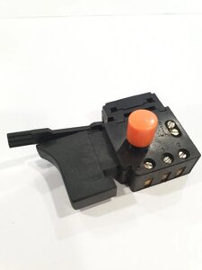 Выключатель (кнопка) для дрели Фиолент без регулятора оборотов. 945-114