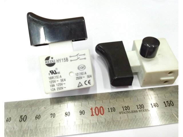 Выключатель (кнопка) Фиолент  ПД 3,4,7 HY15В 10А-250V-5Е4 от компании ИП Сацук В. И. - фото 1
