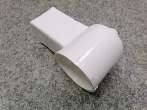 Корпус камеры шинковки пластиковый для мясорубок Белвар РУВИ332254.008.001