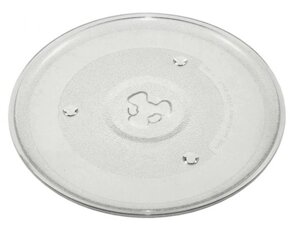 Универсальная стеклянная тарелка (поддон, блюдо) для микроволновой печи D=27см 95PM10