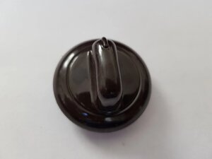 Ручка (регулятор) газового крана коричневая, для газовой плиты Gefest ДА122.08.2.000-02