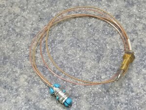 Термопара для газовой плиты под клемму. L= 550мм. Подходит на Electrolux и BOSCH 00606030, 00416742, 00617911.