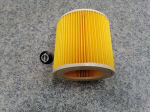Фильтр-HEPA цилиндрический складчатый из целлюлозы для пылесосов Karcher WD 2, WD 3 P, WD 3 Premium