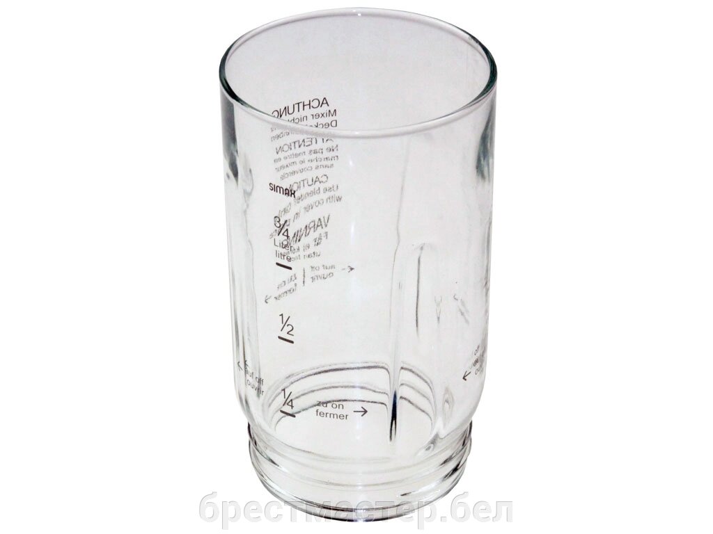 Стеклянный стакан блендера 750мл, для MUM4.., оригинал Bosch 00081169 от компании Всё для бытовой техники(работаем только по Республике Беларусь) - фото 1