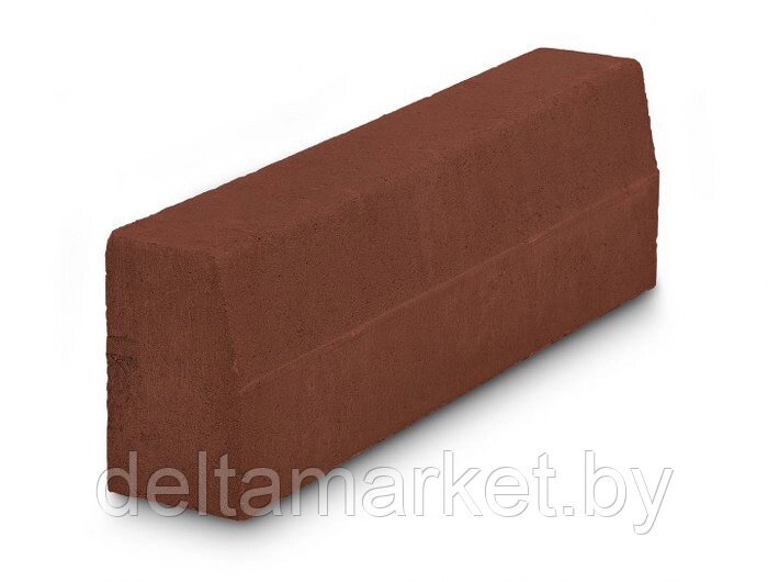 Борт дорожный 1000х150х300 коричневый от компании Торговый дом «ДЕЛЬТА» - фото 1