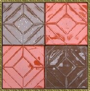 Плитка "ромбы" 250х250х60 коричневая от компании Торговый дом «ДЕЛЬТА» - фото 1
