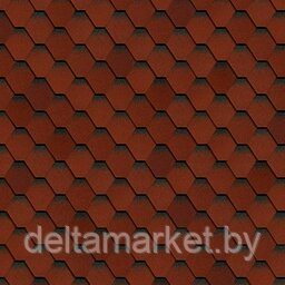 Шинглас Кадриль Соната (красно-коричневый) 6S4X21-0965RUS от компании Торговый дом «ДЕЛЬТА» - фото 1