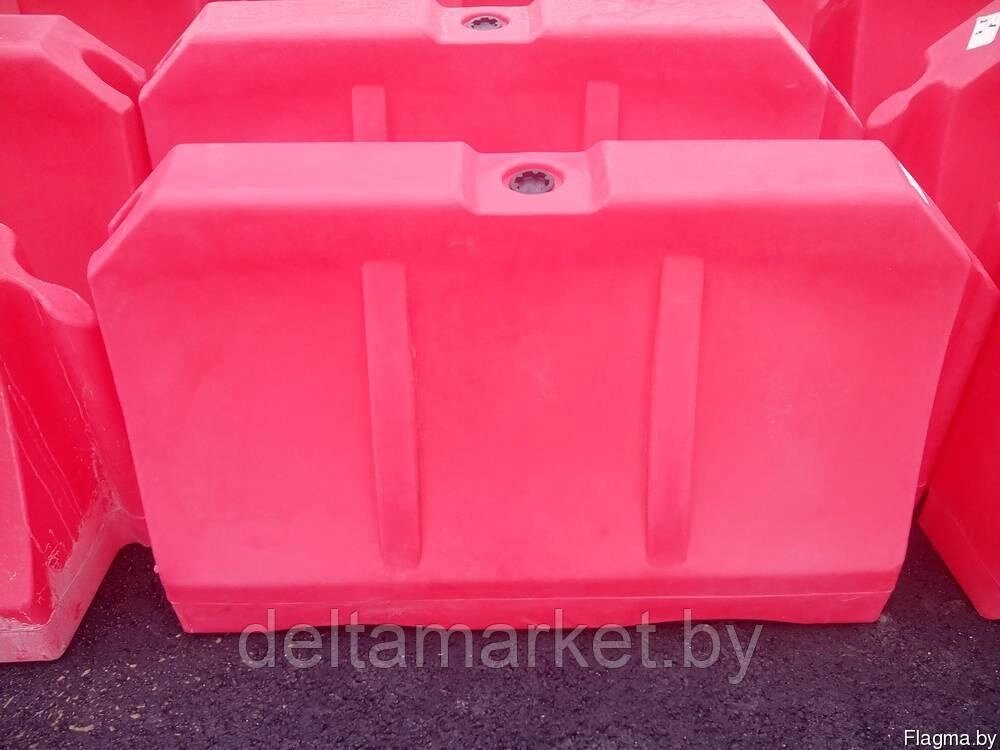 Водоналивные блоки дорожные 1200 мм (красные, белые) от компании Торговый дом «ДЕЛЬТА» - фото 1