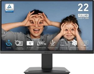 21.5" Монитор MSI pro MP223 E2, 1920x1080, VA, 100гц, 1хhdmi, 1хdp, черный [9s6-3pb9ch-026]