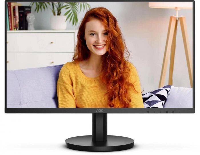 23.8" Монитор AOC 24B3HMA2,  1920x1080,  VA,  100Гц,  1хHDMI,  черный от компании 2255 by - онлайн гипермаркет - фото 1