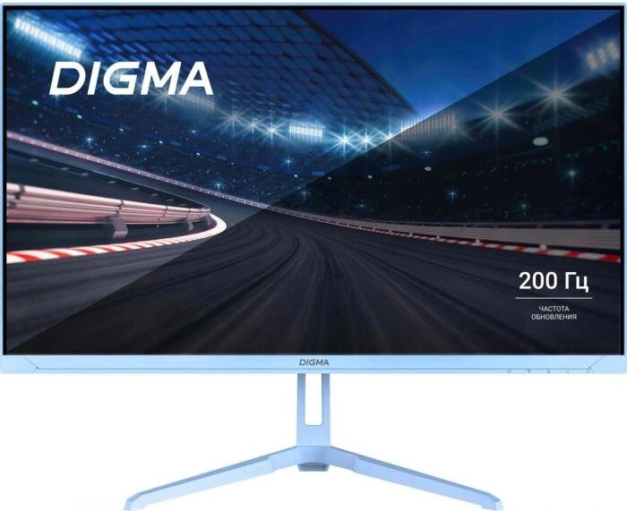 23.8" Монитор Digma Overdrive 24P410F,  1920x1080,  IPS,  200Гц,  1хHDMI,  1хDP,  голубой [dm24sg03] от компании 2255 by - онлайн гипермаркет - фото 1