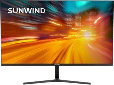 27" Монитор SunWind SM-27FI223,  1920x1080,  IPS,  100Гц,  1хHDMI,  1хDP,  черный [sm27sb03] от компании 2255 by - онлайн гипермаркет - фото 1