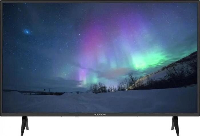 40" Телевизор POLARLINE 40PL52TC, FULL HD, черный от компании 2255 by - онлайн гипермаркет - фото 1