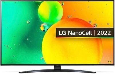 43" Телевизор LG 43NANO766QA. ARUB, NanoCell, 4K Ultra HD, синяя сажа, СМАРТ ТВ, WebOS от компании 2255 by - онлайн гипермаркет - фото 1