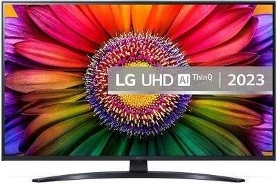 43" Телевизор LG 43UR81006LJ. ARUB, 4K Ultra HD, черный, СМАРТ ТВ, WebOS от компании 2255 by - онлайн гипермаркет - фото 1