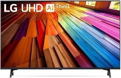 43" Телевизор LG 43UT80006LA. ARUB, 4K Ultra HD, черный, СМАРТ ТВ, WebOS от компании 2255 by - онлайн гипермаркет - фото 1