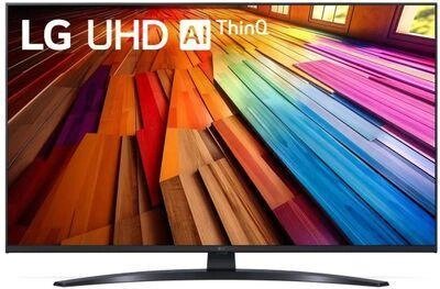 43" Телевизор LG 43UT81006LA. ARUB, 4K Ultra HD, черный, СМАРТ ТВ, WebOS от компании 2255 by - онлайн гипермаркет - фото 1