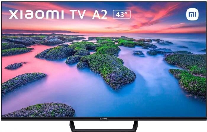 43" Телевизор Xiaomi Mi TV A2, 4K Ultra HD, черный, СМАРТ ТВ, Android от компании 2255 by - онлайн гипермаркет - фото 1