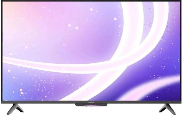 50" ЯНДЕКС ТВ Станция Бейсик с Алисой, 4K Ultra HD, черный, СМАРТ ТВ, Яндекс. ТВ от компании 2255 by - онлайн гипермаркет - фото 1