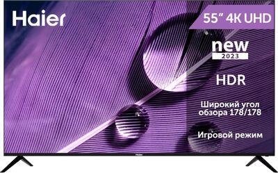 55" Телевизор HAIER Smart TV S1, 4K Ultra HD, черный, СМАРТ ТВ, Android от компании 2255 by - онлайн гипермаркет - фото 1