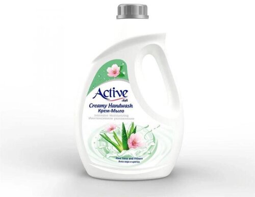 ACTIVE Жидкое крем-мыло с витамином B5 "Алоэ вера и лотос", 2000 мл GREEN (511801644)