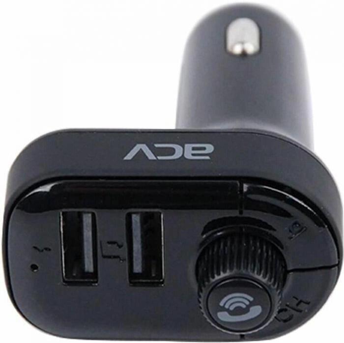ACV Автомобильный FM-модулятор FMT-118B черный BT USB (37399) от компании 2255 by - онлайн гипермаркет - фото 1