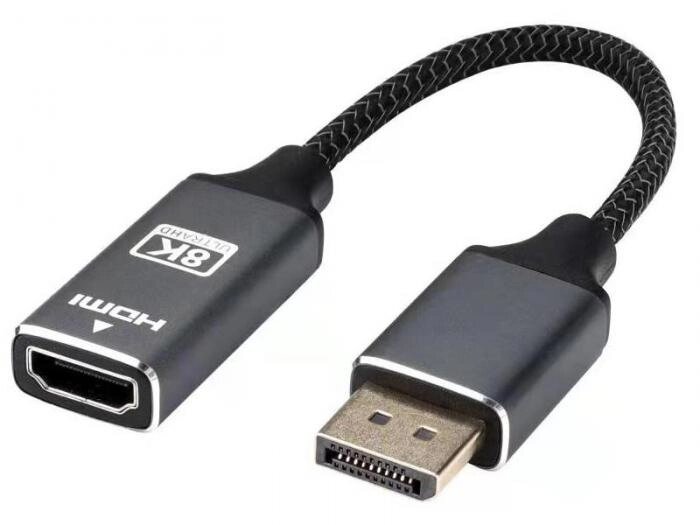 Адаптер кабель KS-is DisplayPort - HDMI 8K 1.4m KS-534 от компании 2255 by - онлайн гипермаркет - фото 1