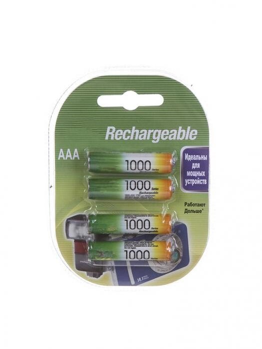 Аккумулятор AAA - GP 1000 mAh Hi-Mh 100AAAHC-2DECRC4 (4 штуки) от компании 2255 by - онлайн гипермаркет - фото 1