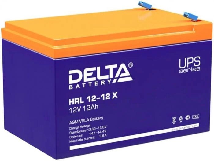 Аккумулятор для ИБП Delta HRL 12-12 X (12В/12 А·ч) от компании 2255 by - онлайн гипермаркет - фото 1