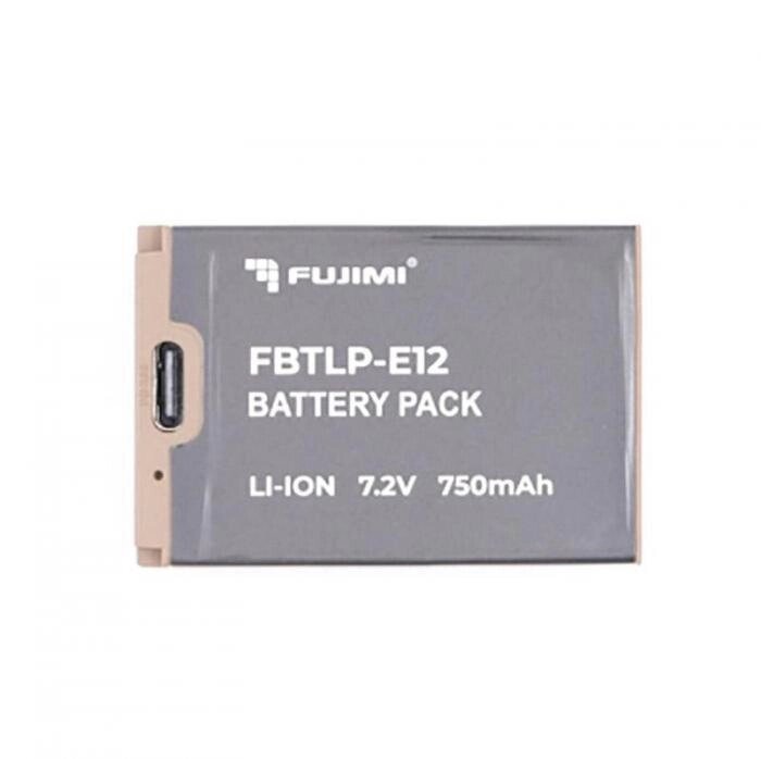 Аккумулятор Fujimi FBTLP-E12 (схожий с Canon LP-E12) 750mAh Type-C 1756 от компании 2255 by - онлайн гипермаркет - фото 1