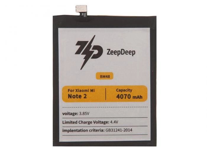 Аккумулятор ZeepDeep Asia (схожий с BM48) для Xiaomi Mi Note 2 888673 от компании 2255 by - онлайн гипермаркет - фото 1