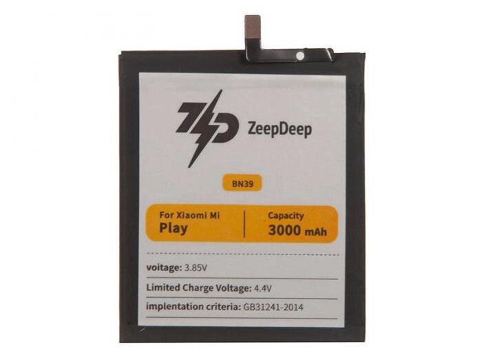 Аккумулятор ZeepDeep Asia (схожий с BN39) для Xiaomi Mi Play 888683 от компании 2255 by - онлайн гипермаркет - фото 1