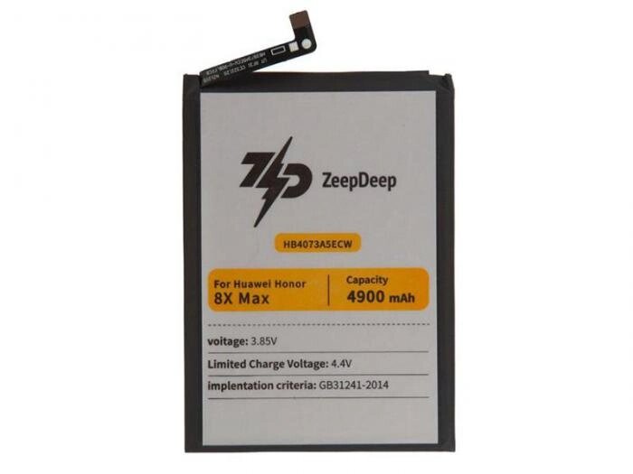 Аккумулятор ZeepDeep Asia (схожий с HB4073A5ECW) для Honor 8X Max / Note 10 / Mate 20X 888704 от компании 2255 by - онлайн гипермаркет - фото 1