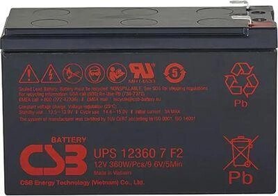 Аккумуляторная батарея для ИБП CSB UPS 123607 F 12В,  7.5Ач [ups 123607 f2] от компании 2255 by - онлайн гипермаркет - фото 1