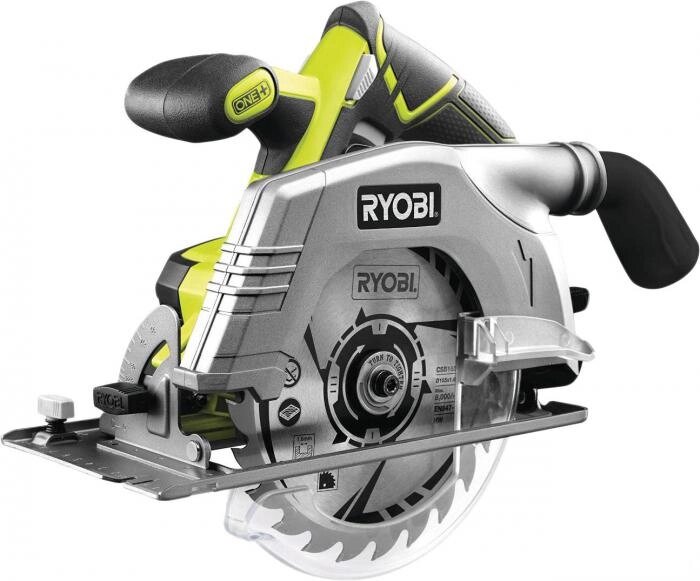 Аккумуляторная ручная циркулярная пила Ryobi R18CS-0 дисковая циркулярка (без батареи) от компании 2255 by - онлайн гипермаркет - фото 1