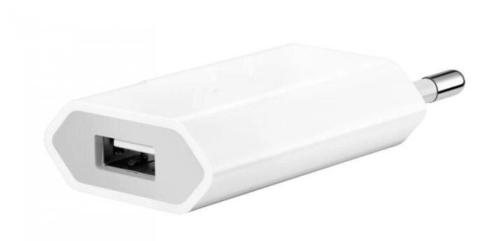 Аксессуар APPLE 5W USB Power Adapter для iPhone / iPod / iPad MD813ZM/A зарядное устройство сетевое от компании 2255 by - онлайн гипермаркет - фото 1