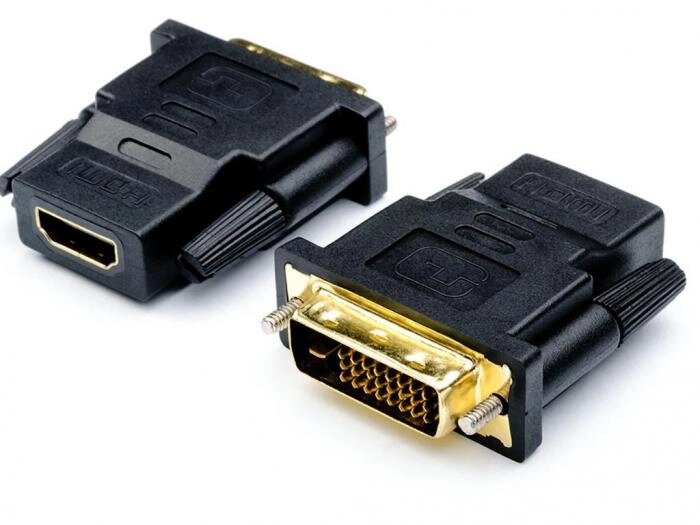Аксессуар ATcom DVI M - HDMI F Black АТ11208 от компании 2255 by - онлайн гипермаркет - фото 1