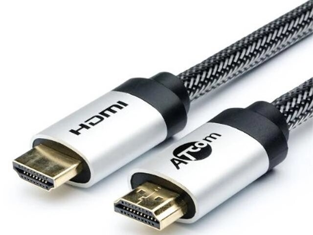 Аксессуар ATcom HDMI 1m Metal Gold АТ13780 от компании 2255 by - онлайн гипермаркет - фото 1