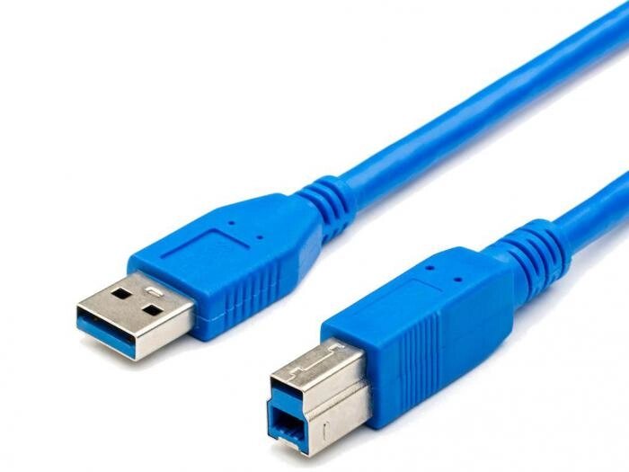 Аксессуар ATcom USB 3.0 AM - BM 3m Blue АТ12824 от компании 2255 by - онлайн гипермаркет - фото 1