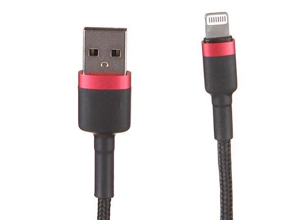 Аксессуар Baseus Cafule Cable USB - Lightning 2A 3m Red-Black CALKLF-R91 от компании 2255 by - онлайн гипермаркет - фото 1