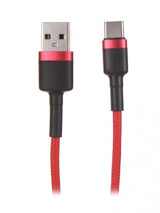 Аксессуар Baseus Cafule Cable USB - Type-C 2A 3m Red CATKLF-U09 от компании 2255 by - онлайн гипермаркет - фото 1