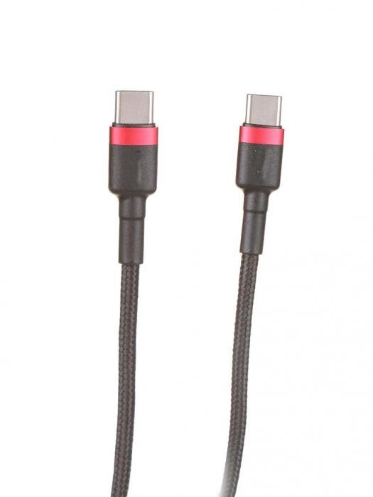 Аксессуар Baseus Cafule USB - USB Type-C PD2.0 60W 2m Red-Black CATKLF-H91 от компании 2255 by - онлайн гипермаркет - фото 1