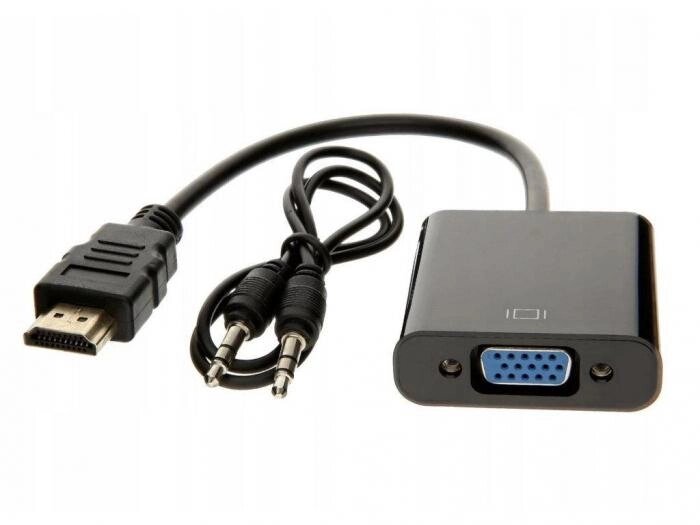 Аксессуар DGMedia HDMI - VGA с аудио выходом AT1014 15355 от компании 2255 by - онлайн гипермаркет - фото 1