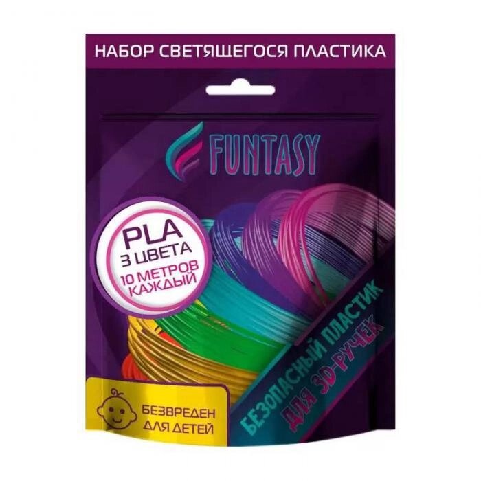 Аксессуар Funtasy PLA-пластик 3 цвета по 10m PLAF-SET-3-10 от компании 2255 by - онлайн гипермаркет - фото 1