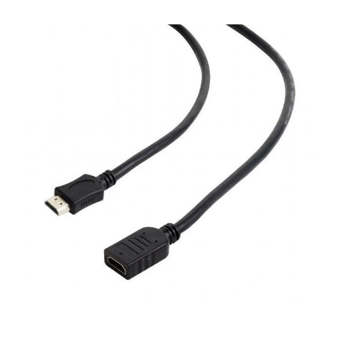 Аксессуар Gembird Cablexpert HDMI 19M/19F v2.0 0.5m Black CC-HDMI4X-0.5M от компании 2255 by - онлайн гипермаркет - фото 1