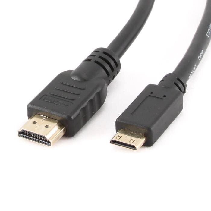 Аксессуар Gembird Cablexpert HDMI-miniHDMI 19M v1.4 3D Ethernet 1.8m Black CC-HDMI4C-6 от компании 2255 by - онлайн гипермаркет - фото 1