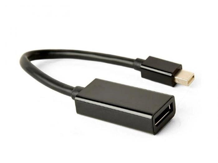 Аксессуар Gembird Cablexpert miniDisplayPort - DisplayPort 20M/20F 16cm Black A-mDPM-DPF4K-01 от компании 2255 by - онлайн гипермаркет - фото 1